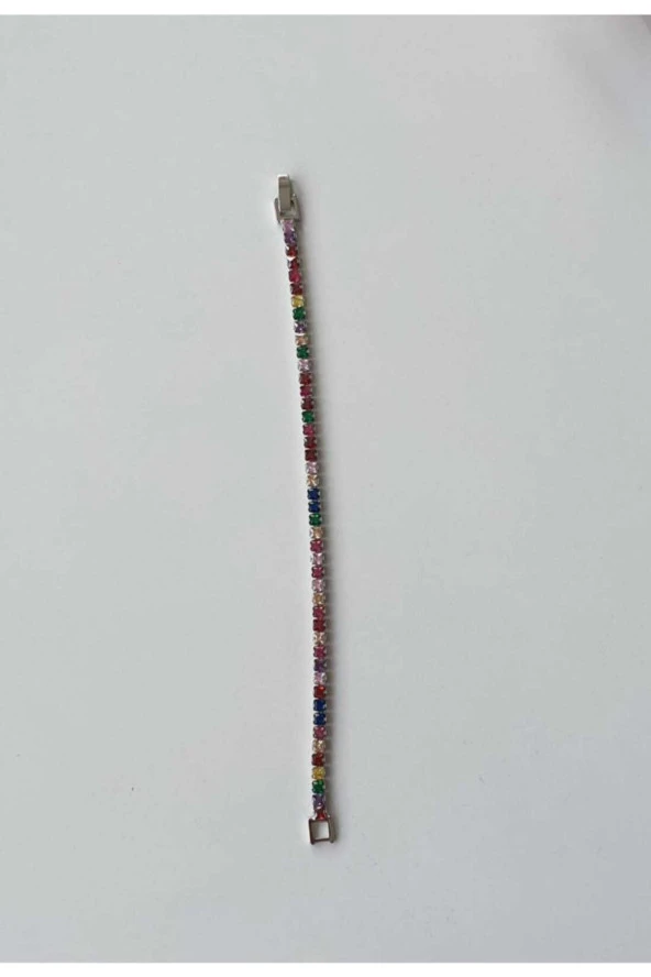 Su Yolu Silver Renkli Gümüş Renkli Bileklik - Resim 4