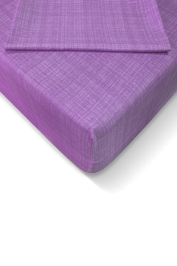 Alla Turca Ranforce 160*200 cm Lastikli Çarşaf Seti Pembe-160x200 - 2
