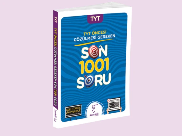 KAREKÖK TYT ÖNCESİ ÇÖZÜLMESİ GEREKEN 1001 SORU