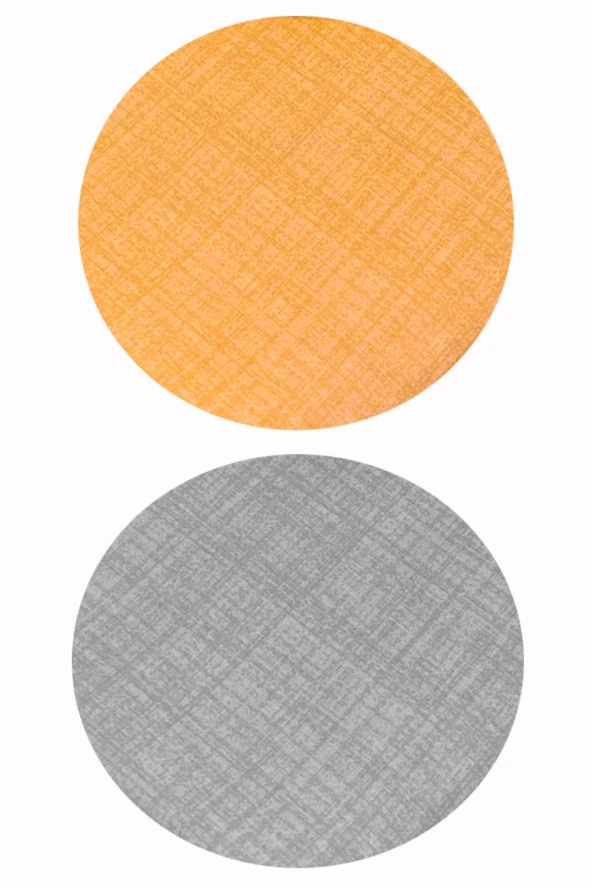 Alla Turca Çift Taraflı Lux Uyku Seti - Tek Kişilik Özel Çantalı SARI-GRİ - 3