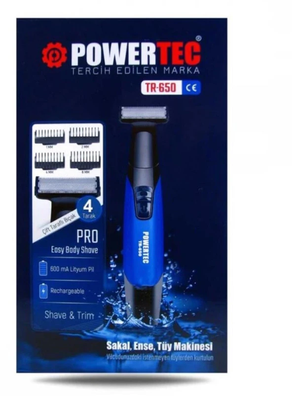 Powertec TR-650 Tıraş Makinesi - 2
