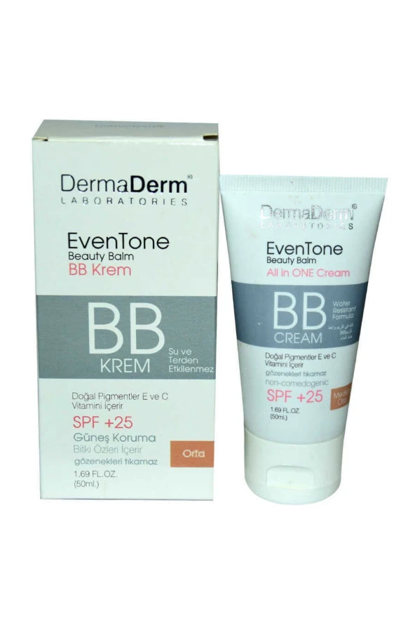 DERMADERM BB KREM SPF+25 50ML-AÇIK