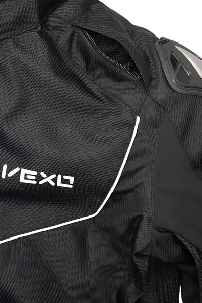 Vexo Axion Siyah Motosiklet Montu - 4