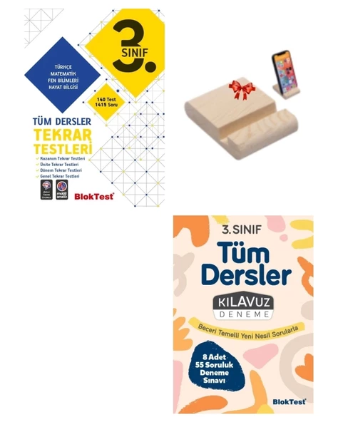 3. Sınıf Tüm Dersler Deneme ve Tekrar Testleri