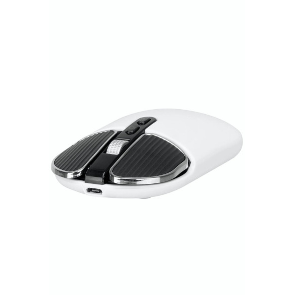 Everest Sm-619 Metalik Beyaz 1600 Dpı 2.4 Ghz Süper Sessiz Şarj Edilebilir Premium Kablosuz Mouse - 3