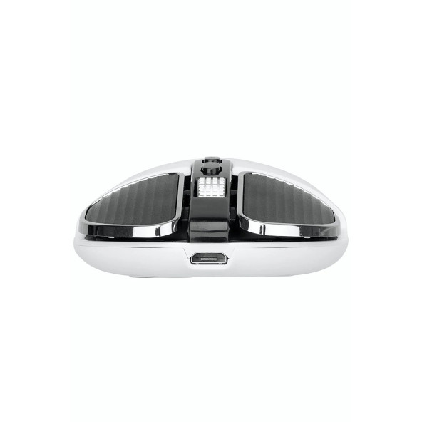 Everest Sm-619 Metalik Beyaz 1600 Dpı 2.4 Ghz Süper Sessiz Şarj Edilebilir Premium Kablosuz Mouse - 4