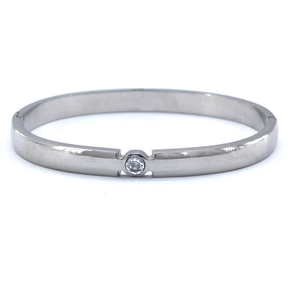 Çelik Kelepçe Bileklik Tektaş Model BLZ-459 - Resim 7