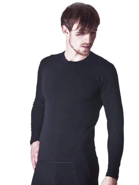 Dono Erkek Likralı Uzun Kollu Fanila Atlet 1250 - Resim 2