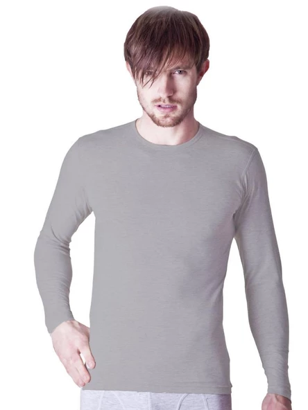 Dono Erkek Likralı Uzun Kollu Fanila Atlet 1250 - Resim 4