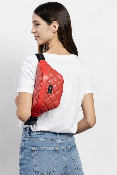 Marie Claire Minimalist Kapitone Bel Çantası - Günlük Kullanım - 3