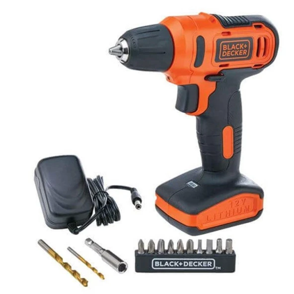 Black Decker Akülü Vidalama 12 Volt-LD12SP