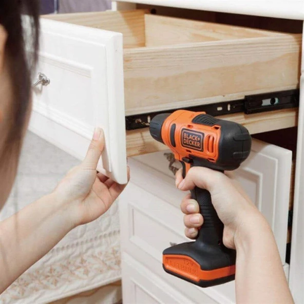 Black Decker Akülü Vidalama 12 Volt-LD12SP - 5