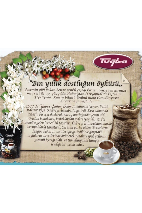 Tuğba Kuruyemiş Türk Kahvesi Metal Kutu 250 Gr - 4