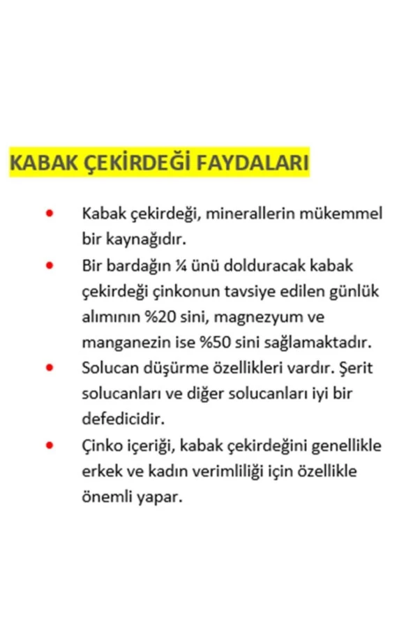 Tuğba Kuruyemiş Tuzlu Kabak Çekirdeği 500 Gr - Resim 2