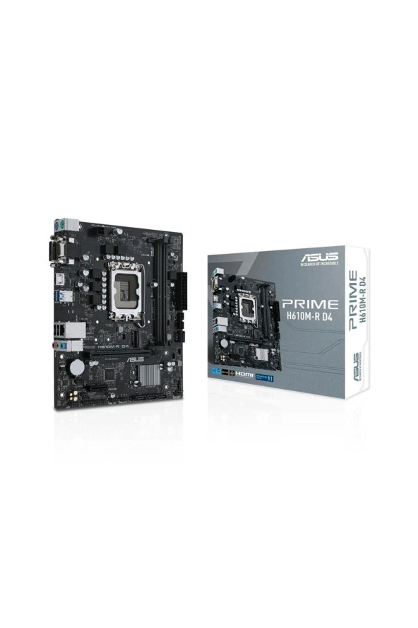 Asus Prime H610M-R D4 Intel LGA1700 DDR4 Micro ATX Anakart