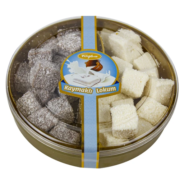 Tuğba Kuruyemiş Çikolatalı Kaymaklı Lokum 160 Gr