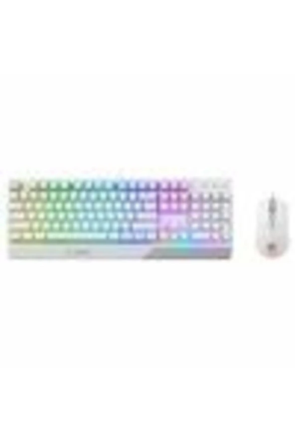 MSI Vigor GK30 Combo RGB Beyaz Kablolu Klavye Mouse Seti - 2