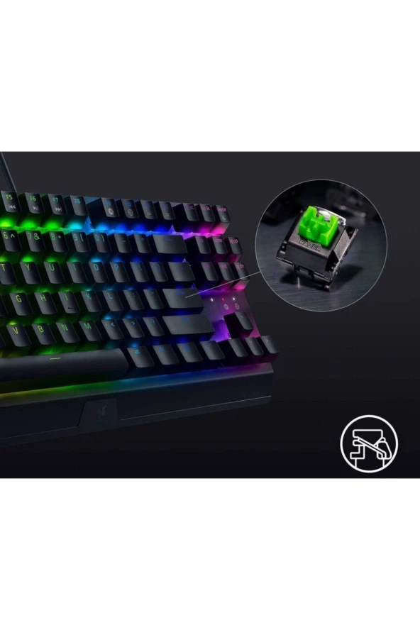 Razer BlackWidow V3 Tenkeyless Green Switch Kablolu Mekanik Oyuncu Klavyesi - 2