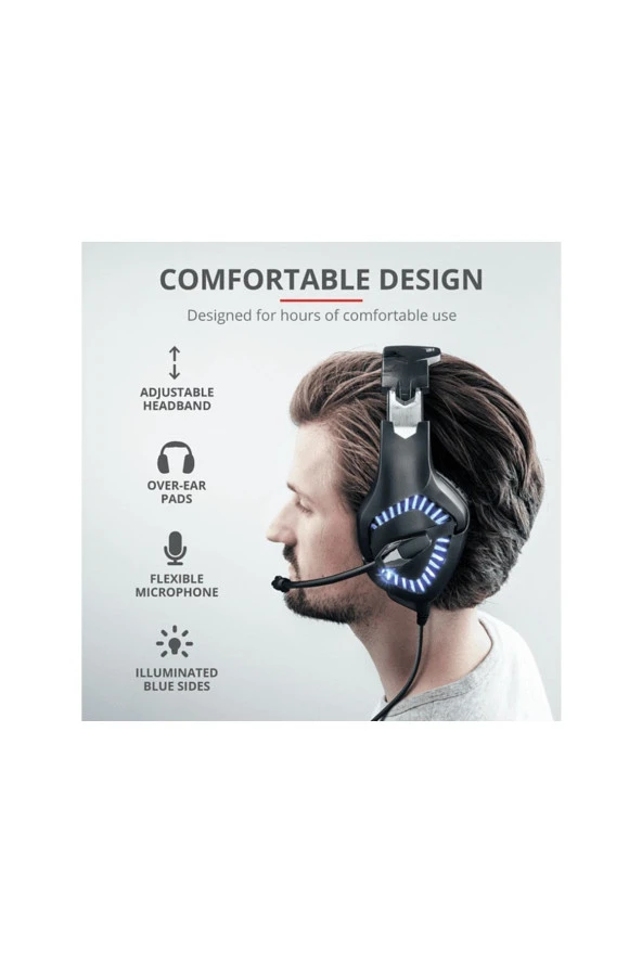 Tru23380 Gxt460 Varzz Illuminated Gaming Kulaklık - 2