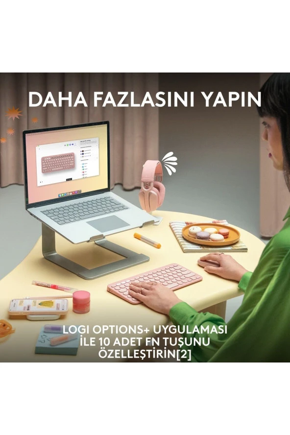 Logitech Pebble Keys 2 K380s 920-011859 Siyah Kablosuz Klavye - 4