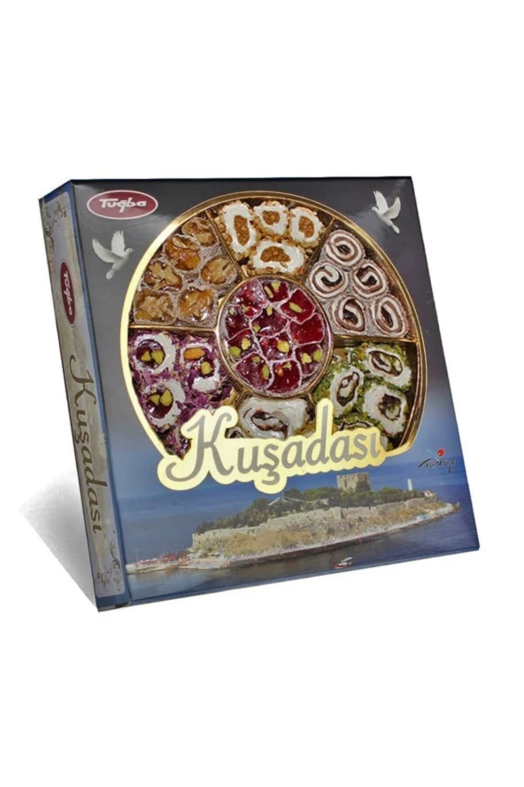 Tuğba Kuruyemiş Kuşadası Lokum 430 Gr(Turkish Delight)