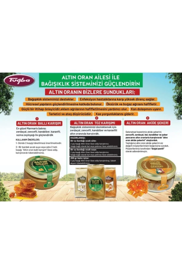 Tuğba Kuruyemiş Altın Oran Bal Karışımı 213 Gr - 2