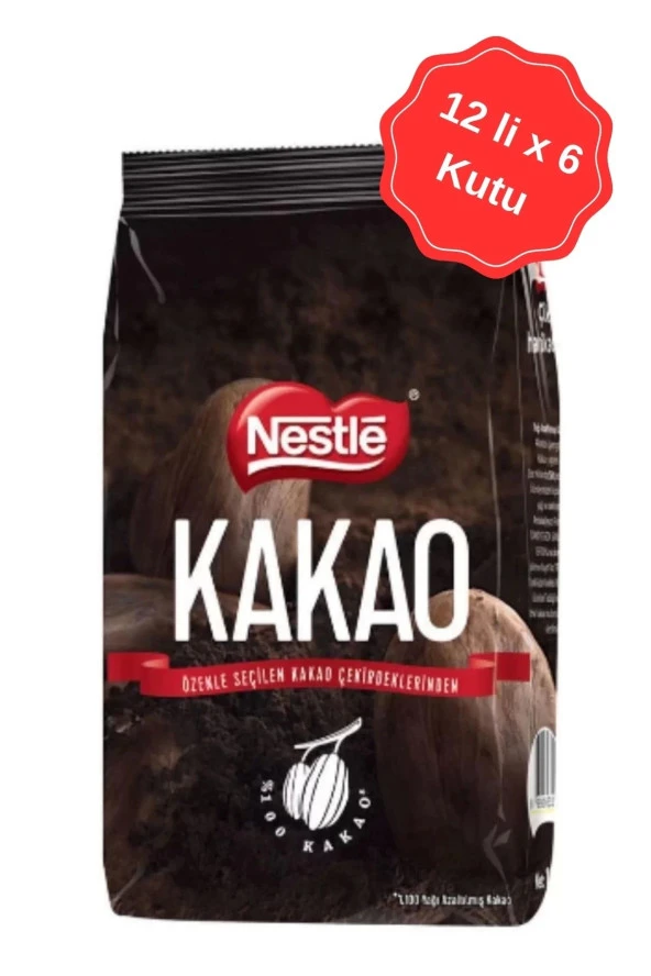 Nestle Toz Kakao 100G (12 Li x 6 Paket)