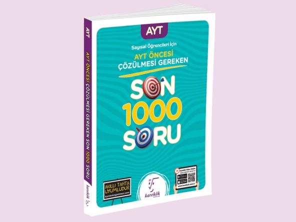 KAREKÖK AYT ÖNCESİ ÇÖZÜLMESİ GEREKEN SAYISAL 1000 SORU