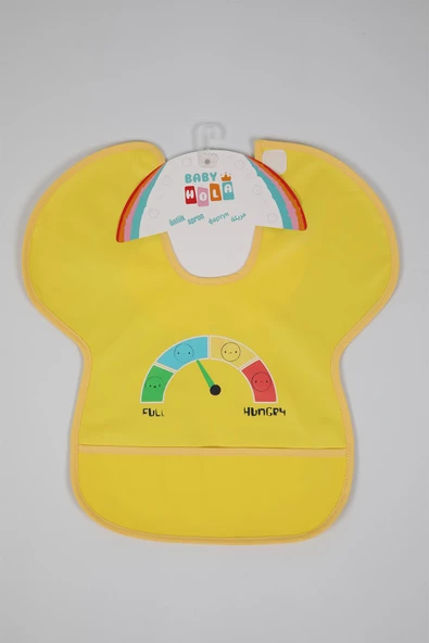 Babyhola 0-6 Yaş Büyük Boy Su Geçirmez Cepli BLW Mama Önlüğü Aktivite Önlüğü 1000 - 10