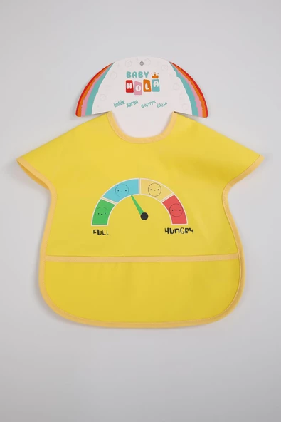 Babyhola 0-6 Yaş Büyük Boy Su Geçirmez Cepli BLW Mama Önlüğü Aktivite Önlüğü 1000 - 9