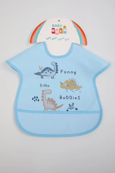 Babyhola 0-6 Yaş Büyük Boy Su Geçirmez Cepli BLW Mama Önlüğü Aktivite Önlüğü 1000 - 2