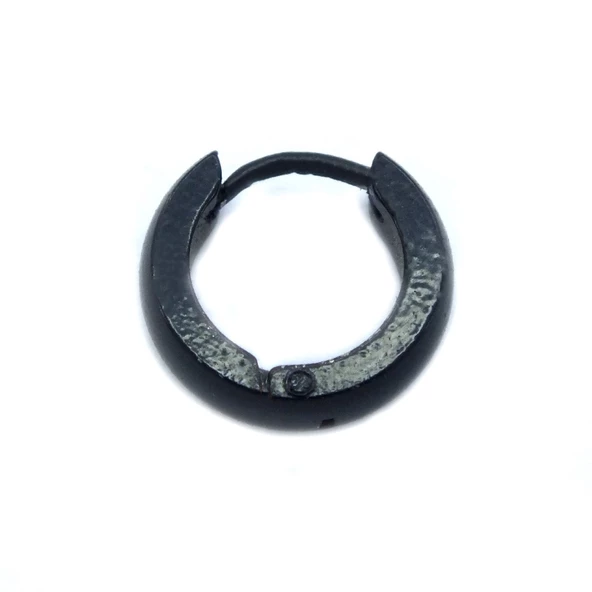 Çelik Halka Küpe Siyah 3mm Halka Küpe UNK-711 - 4