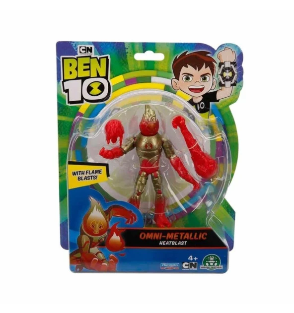 Ben 10 Aksiyon Figür Omni-Metallic Heatblast Lisanslı Ürün ürün görseli 1