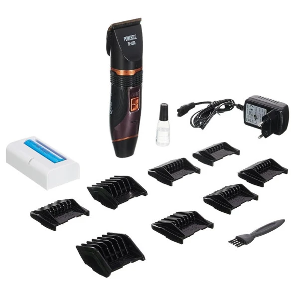 Powertec TR-3200 Kablosuz, Şarjlı Profesyonel  Tıraş Makinası - Resim 3