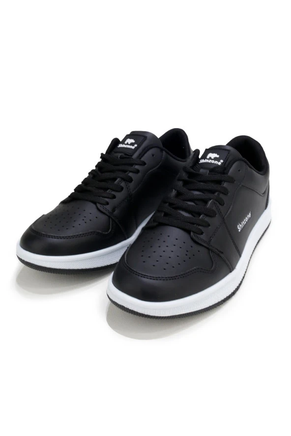 Kadın Sneakers Bağcıklı Gündelik Spor Ayakkabı Siyah - 2