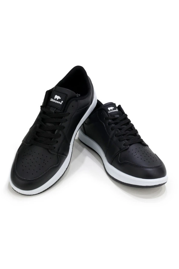 Kadın Sneakers Bağcıklı Gündelik Spor Ayakkabı Siyah - 5