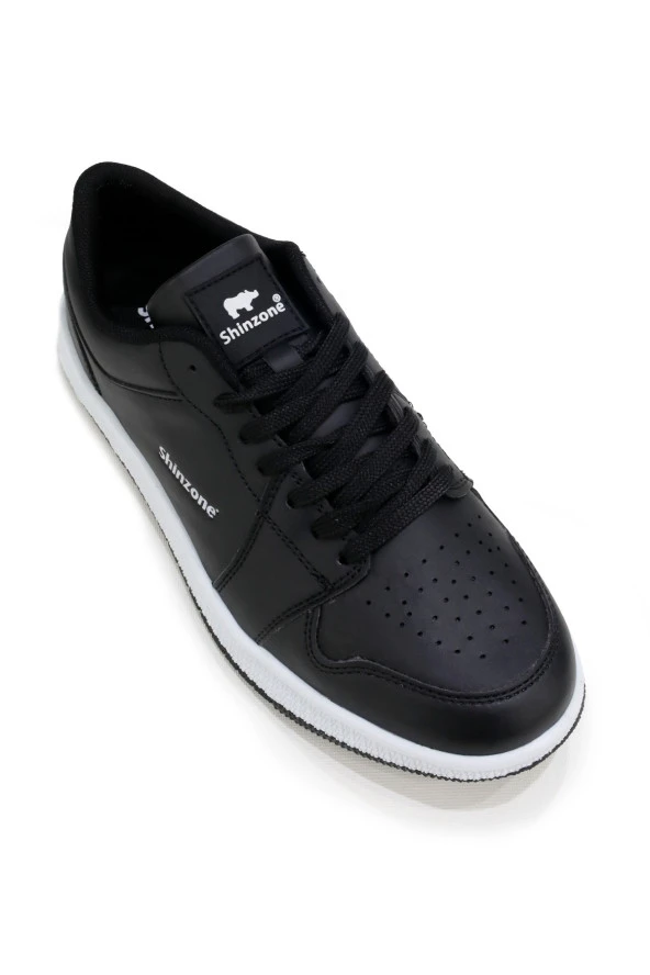 Kadın Sneakers Bağcıklı Gündelik Spor Ayakkabı Siyah - 6