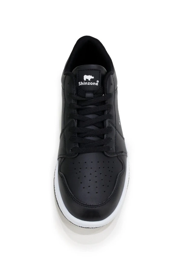 Kadın Sneakers Bağcıklı Gündelik Spor Ayakkabı Siyah - 7