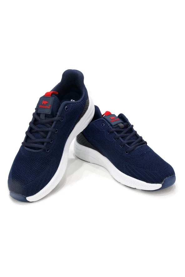Erkek Hava Alan Günlük Rahat Lacivert Kırmızı Spor Ayakkabı - 5