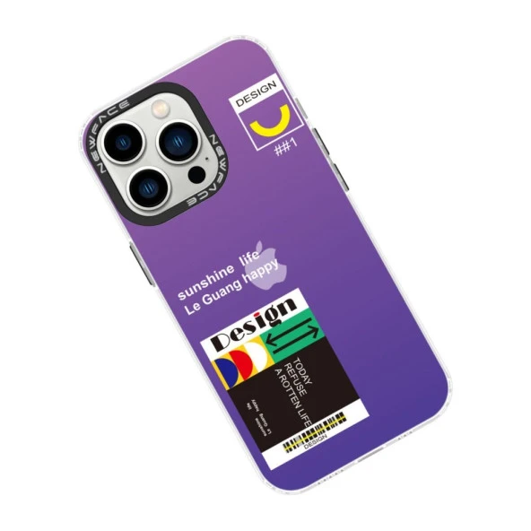 Newface iPhone 14 Pro Uyumlu Kılıf Estoril Desenli Kılıf - 4