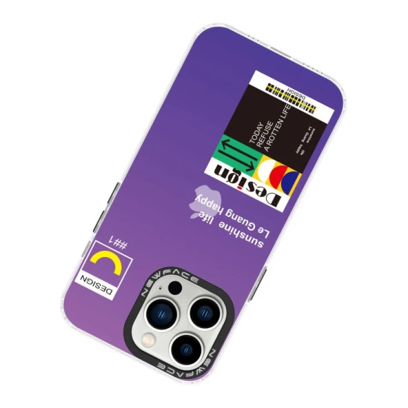 Newface iPhone 14 Pro Uyumlu Kılıf Estoril Desenli Kılıf - 5