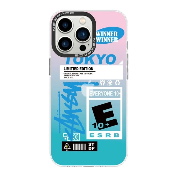 Newface iPhone 14 Pro Uyumlu Kılıf Estoril Desenli Kılıf