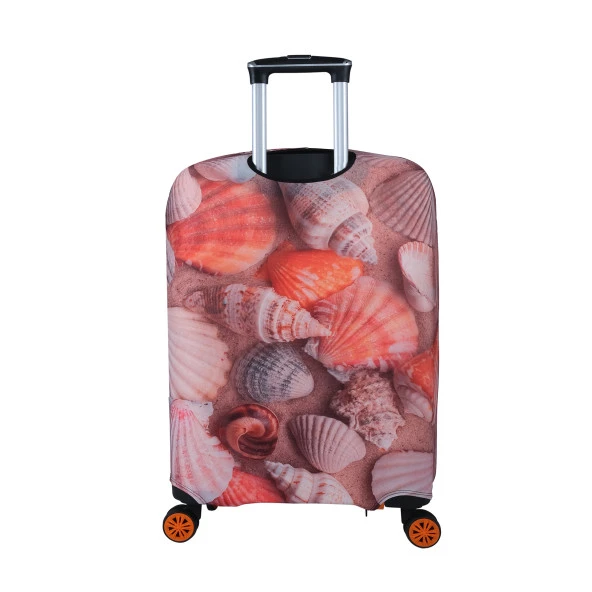 Bagacar Deniz Kabuğu Büyük Orta Kabin Boy için 3 lü Valiz Kılıfı - Resim 4