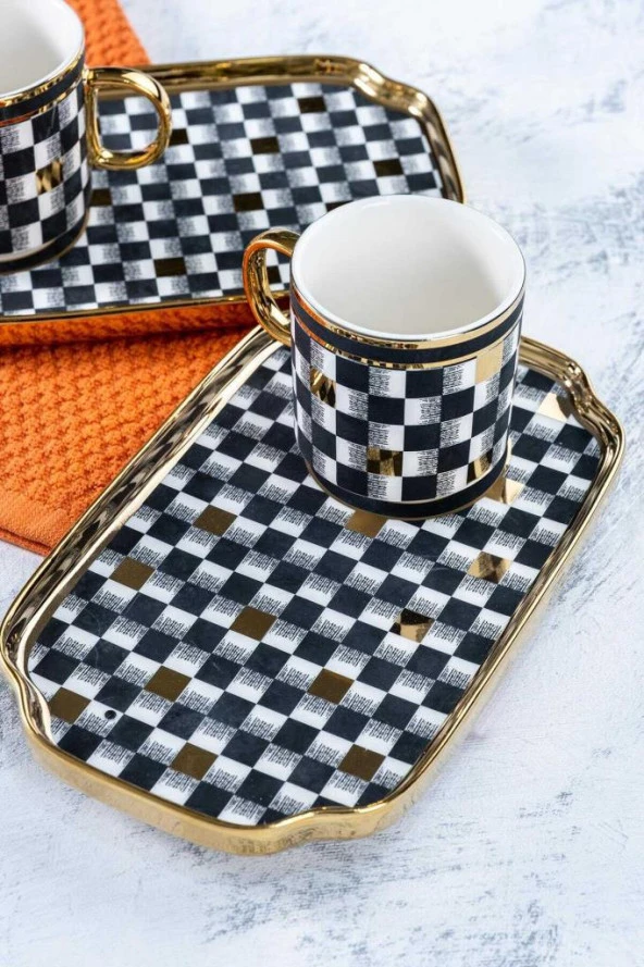 Acar Skye 2 Kişilik Kahve Fincan Takımı HXF-22-0201 - 2