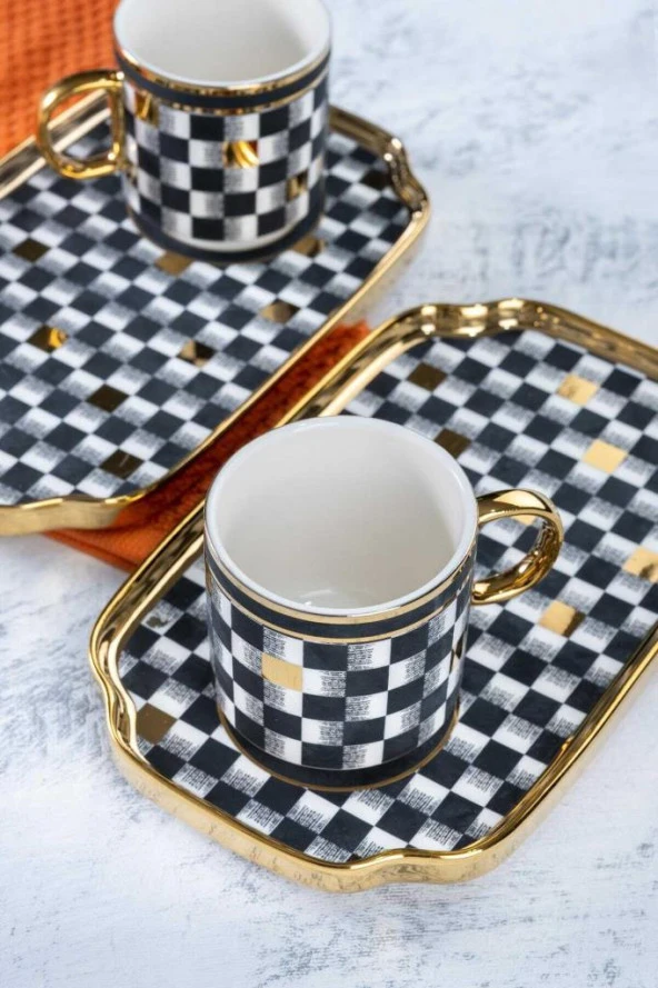 Acar Skye 2 Kişilik Kahve Fincan Takımı HXF-22-0201 - 4