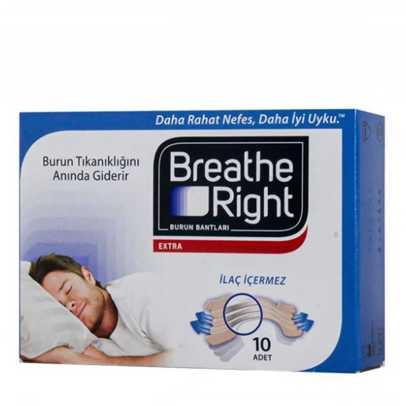 Breathe Right Burun Bandı Extra Standart Boy 10'lu