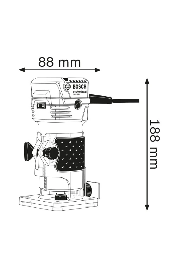 Bosch Professional Gkf 550 Çok Amaçlı Freze