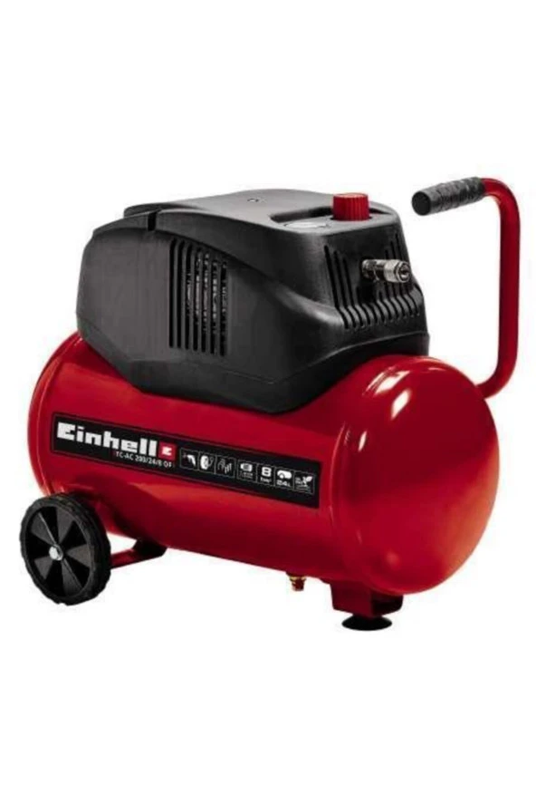 Einhell Kırmızı Tc Ac 200/24/8 Of Yağsız Kompresör