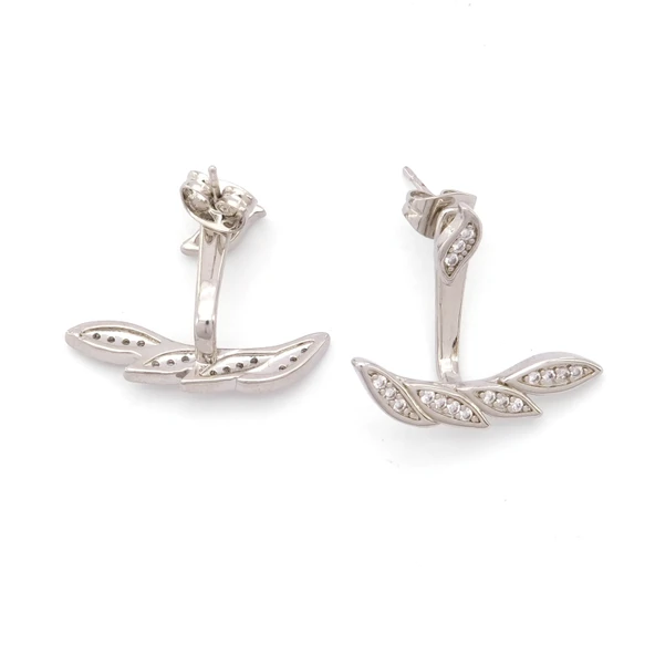 Çelik Taşlı Küpe Kulak Altı Model Küpe UNK-774 ürün görseli