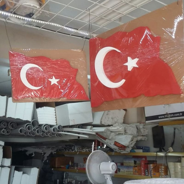 STRAFOR KÖPÜK BAYRAK 50X75X2 CM - 2